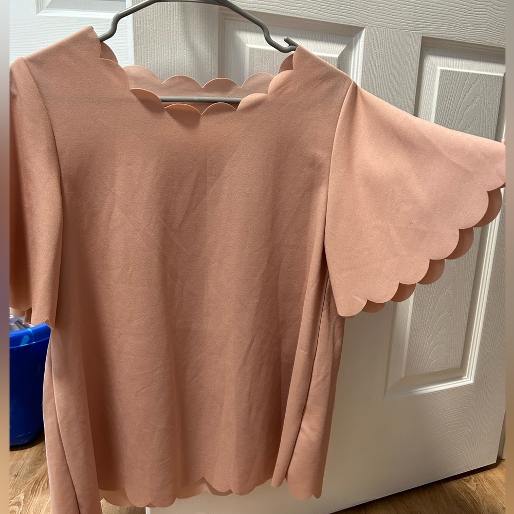 Amazon Work Blouse with Tie Waist